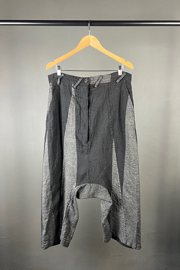 Rundholz Mainline Silver & Black Linen Pants