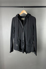 Studio Rundholz Black Cotton Hoody Jacket