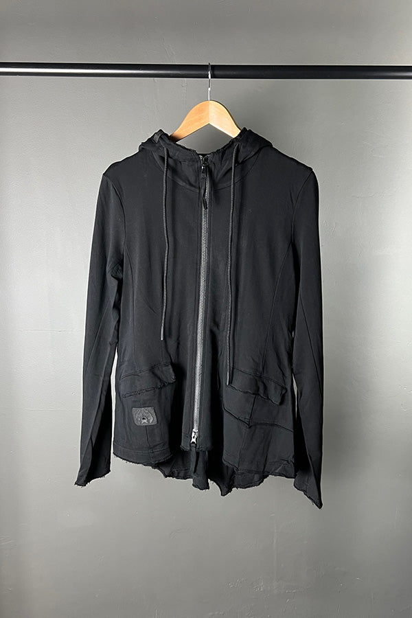 Studio Rundholz Black Cotton Hoody Jacket