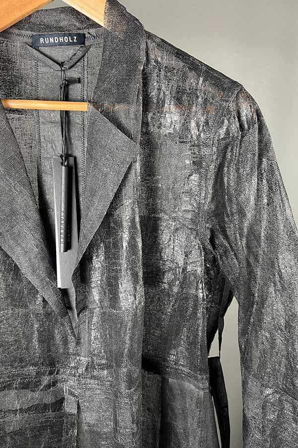 Rundholz Mainline Black Mesh Coat