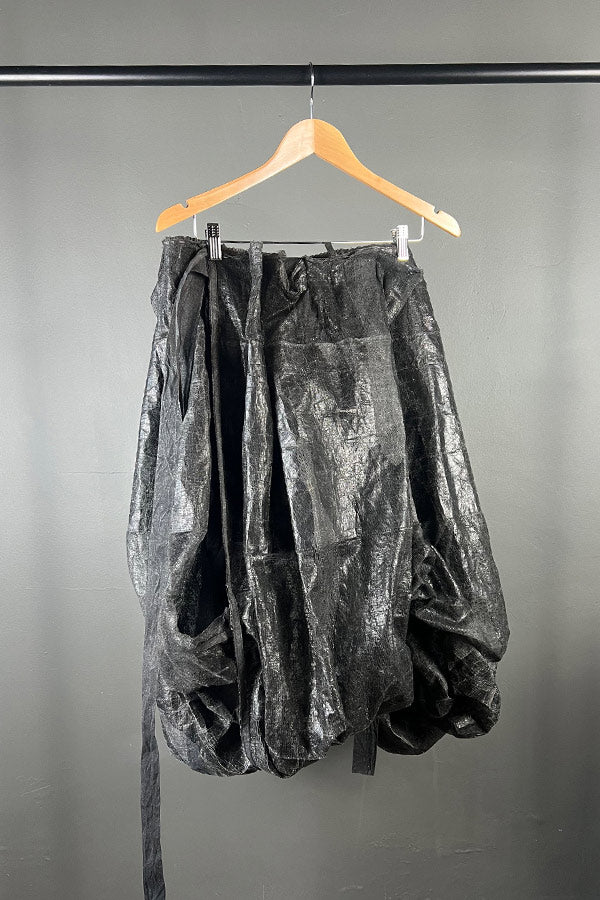 Rundholz Mainline Cotton Mesh Wrap Skirt