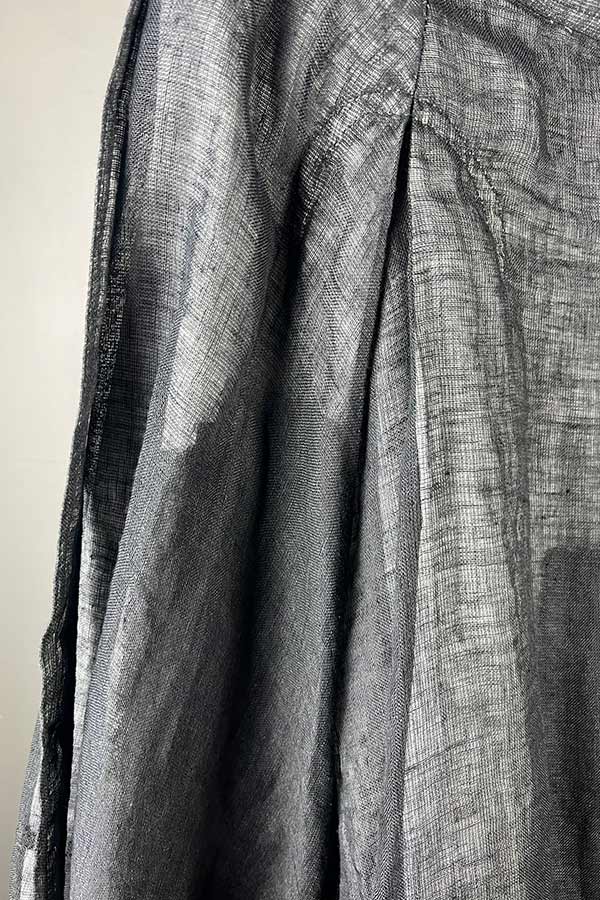 Rundholz Mainline Sheer Panel Wrap Skirt