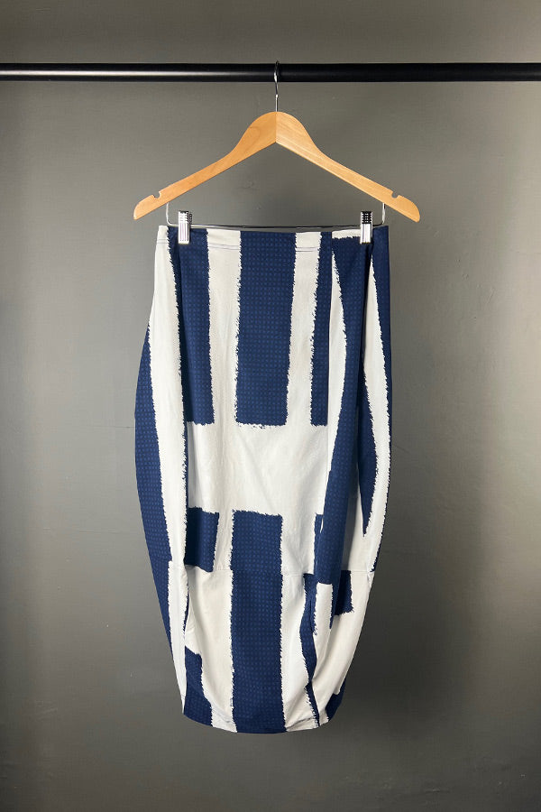 Rundholz Navy Print Skirt
