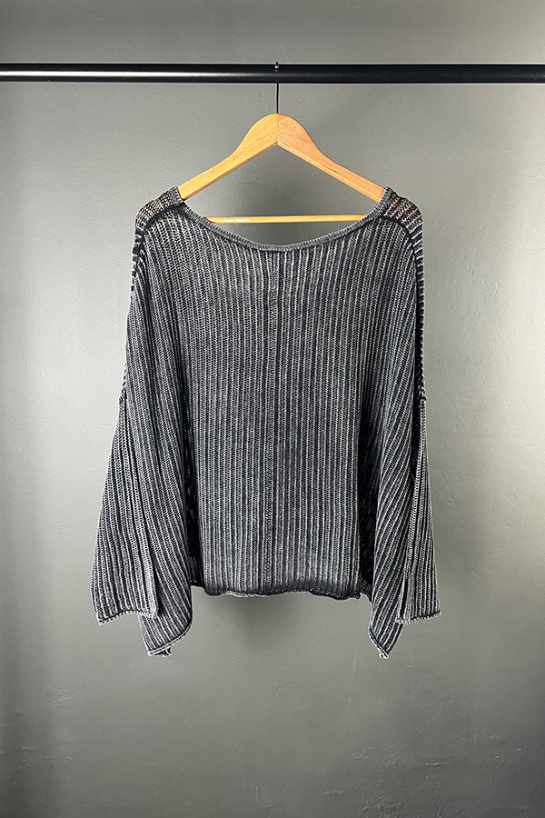 Rundholz Black Cloud Loose Knit Top