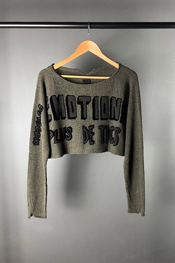 Studio Rundholz Jungle Print Cropped Emotions Knit