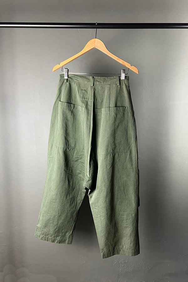 Studio Rundholz Khaki Pleated Army Pants