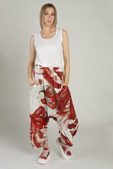 Rundholz Rose Print Mainline Soft Drape Pants