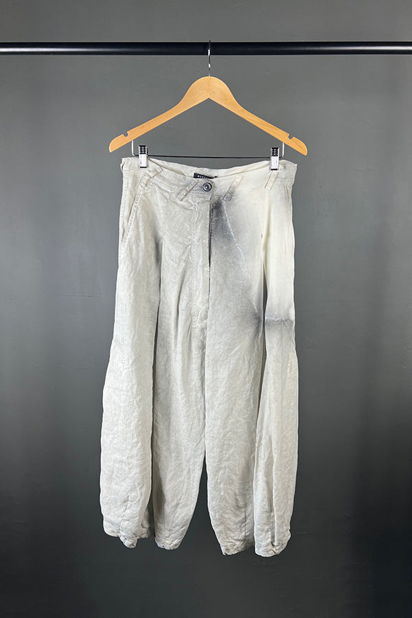 Rundholz Mainline Linen Pants with Moon Pigment Paint
