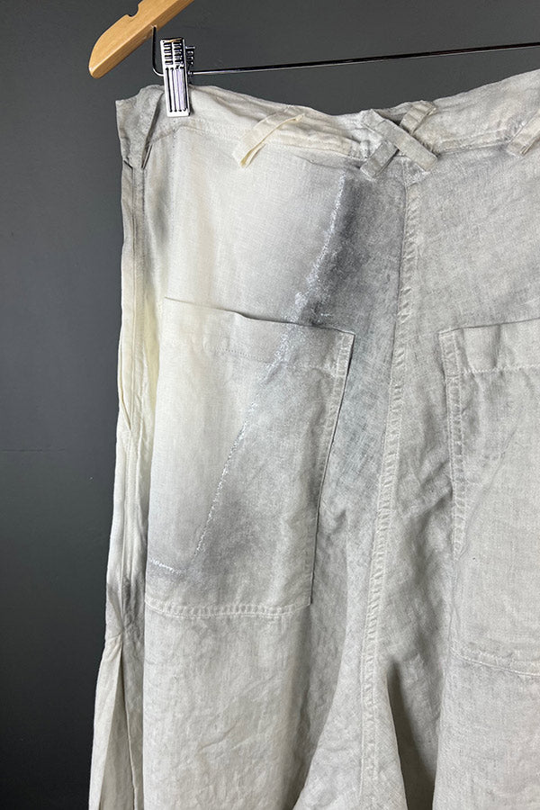 Rundholz Mainline Linen Pants with Moon Pigment Paint