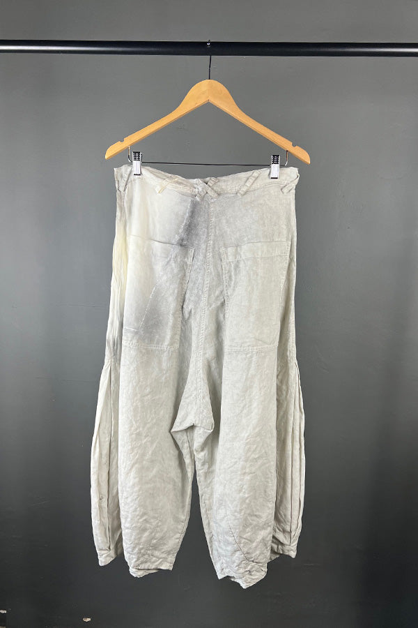 Rundholz Mainline Linen Pants with Moon Pigment Paint