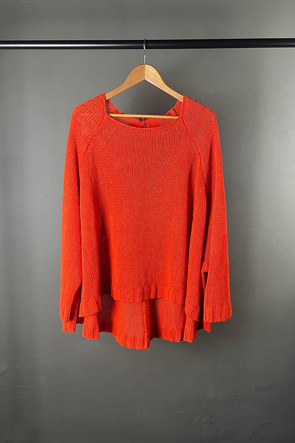 Rundholz DIP Oversized Knit in Mandarine