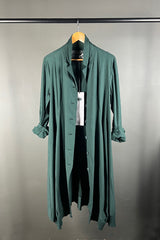 Rundholz Long Stretch Coat in Tree