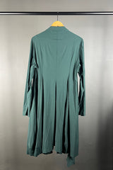Rundholz Long Stretch Coat in Tree