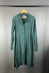 Rundholz Long Stretch Coat in Tree