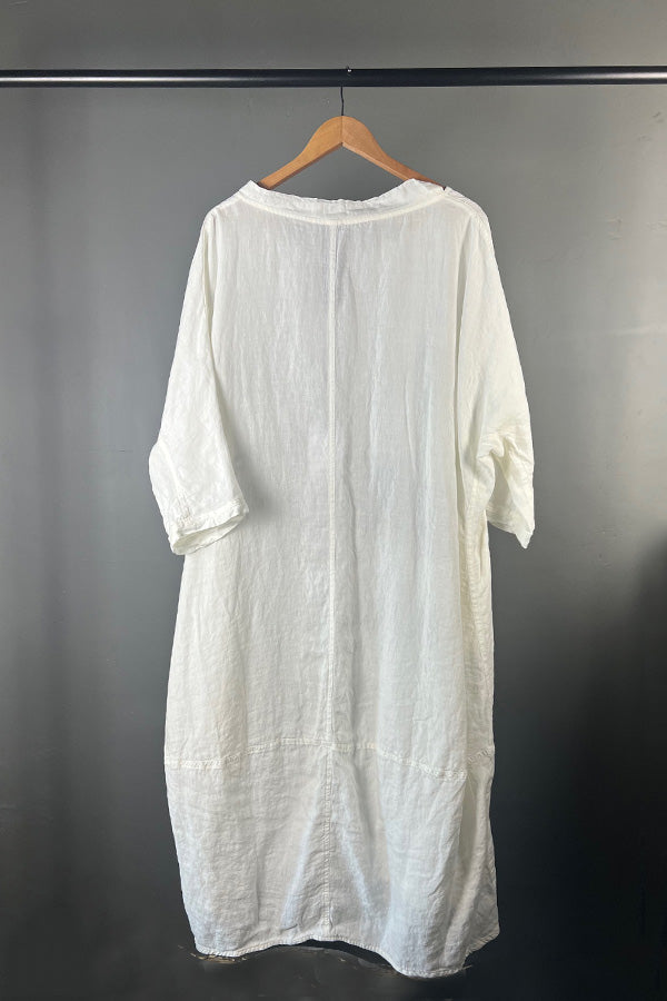 Rundholz Off White Linen Dress
