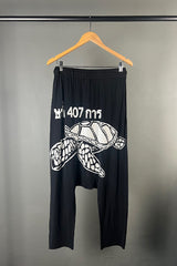 Rundholz Black Knit Drop Crotch Pants