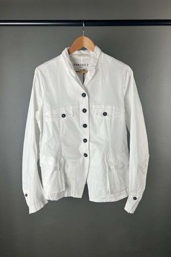 Rundholz DIP White Denim Jacket
