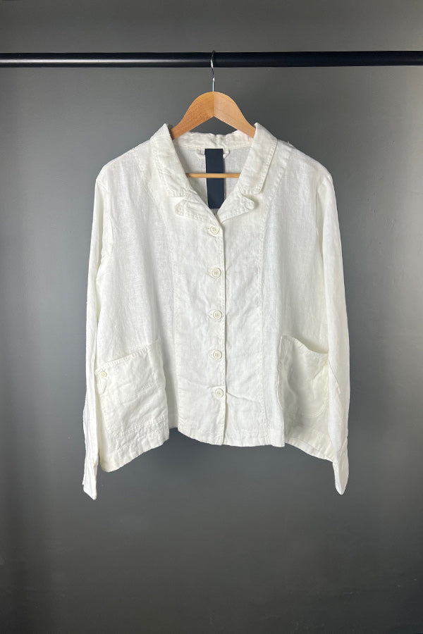 Rundholz White Linen Jacket