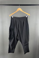 Rundholz Black Stretch Pants with Circle Pocket Detail