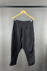 Rundholz Black Stretch Pants with Circle Pocket Detail