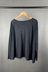 Rundholz Relaxed Black Long Sleeve Top