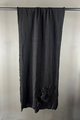 Rundholz Boiled-Wool Black Scarf