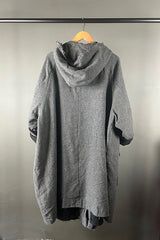 Rundholz Dark Grey Hooded Woollen Coat