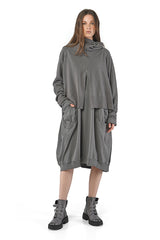 Rundholz Oversized Grey Cotton Dress