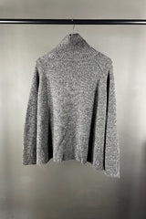 Rundholz High Neck Grey Knit