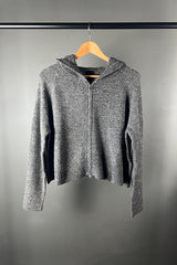 Rundholz Dark Grey Zip Knit Hoody