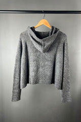 Rundholz Dark Grey Zip Knit Hoody