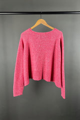 Rundholz Pink Cropped Knit