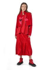 Rundholz Red Top with Ribbed Arch Detail