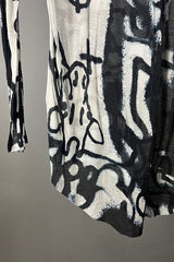 Rundholz Mainline Spray Paint Print Top