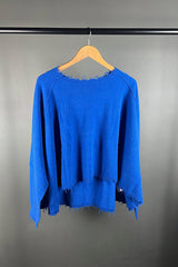 Rundholz Mainline Eectric Blue Combed Raccoon Top
