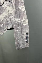 Rundholz Classical Print Linen Jacket