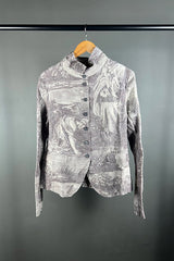 Rundholz Classical Print Linen Jacket