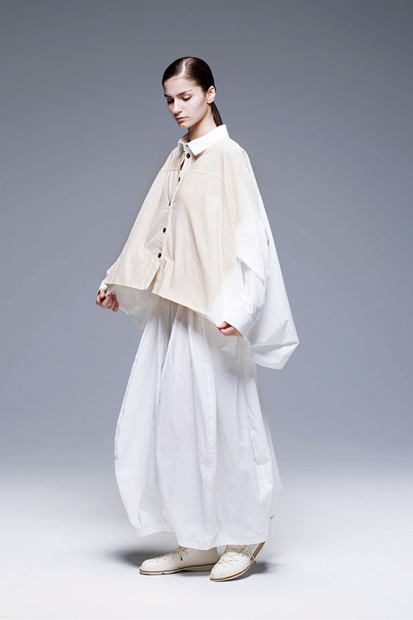 Moyuru Oversized Striped Shirt