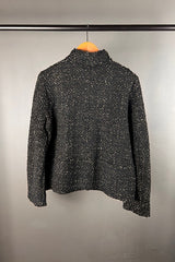Transit Black Bouclé Wool Jacket