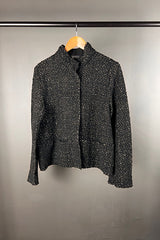 Transit Black Bouclé Wool Jacket