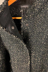Transit Black Bouclé Wool Jacket
