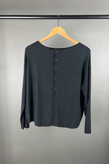 Transit Iconic Button-Back Top