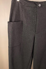 Transit Black Virgin Wool Pants