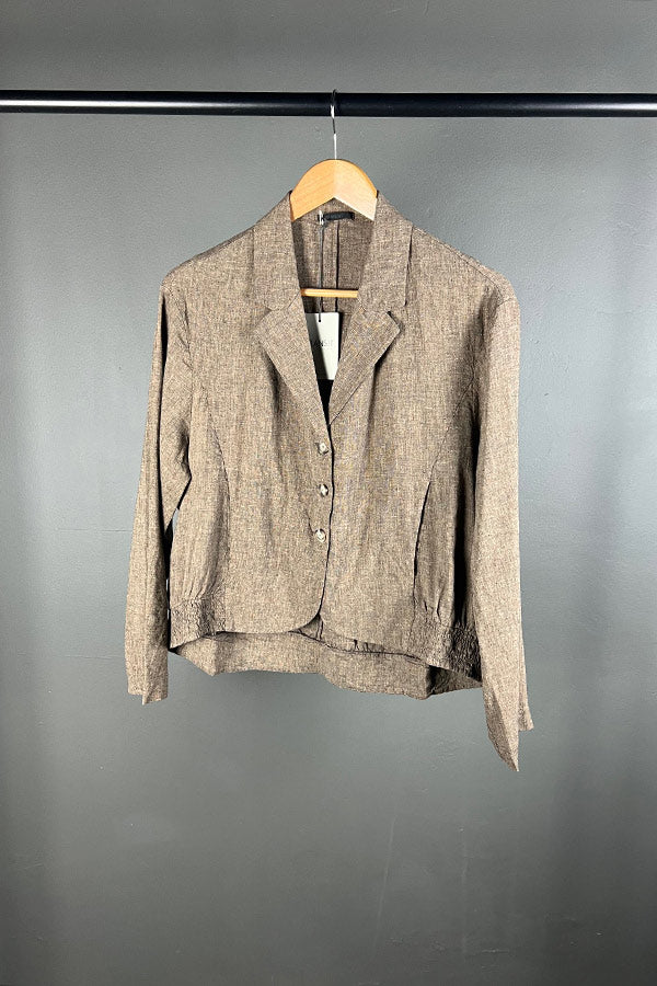 Transit Relaxed Brown Textural Jacket