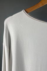 Transit Iconic Button-Back Top in Chalk