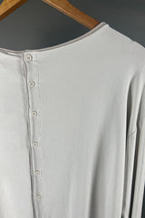 Transit Iconic Button-Back Top in Chalk