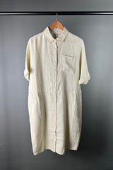 Transit Ivory Linen Shirt Dress