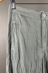 Transit Green Silk Pants