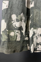 Transit Green Pattern Linen Pants