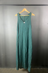 Transit Textural Dress in Petrol